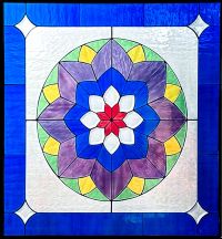 stained glass lotus